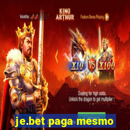 je.bet paga mesmo